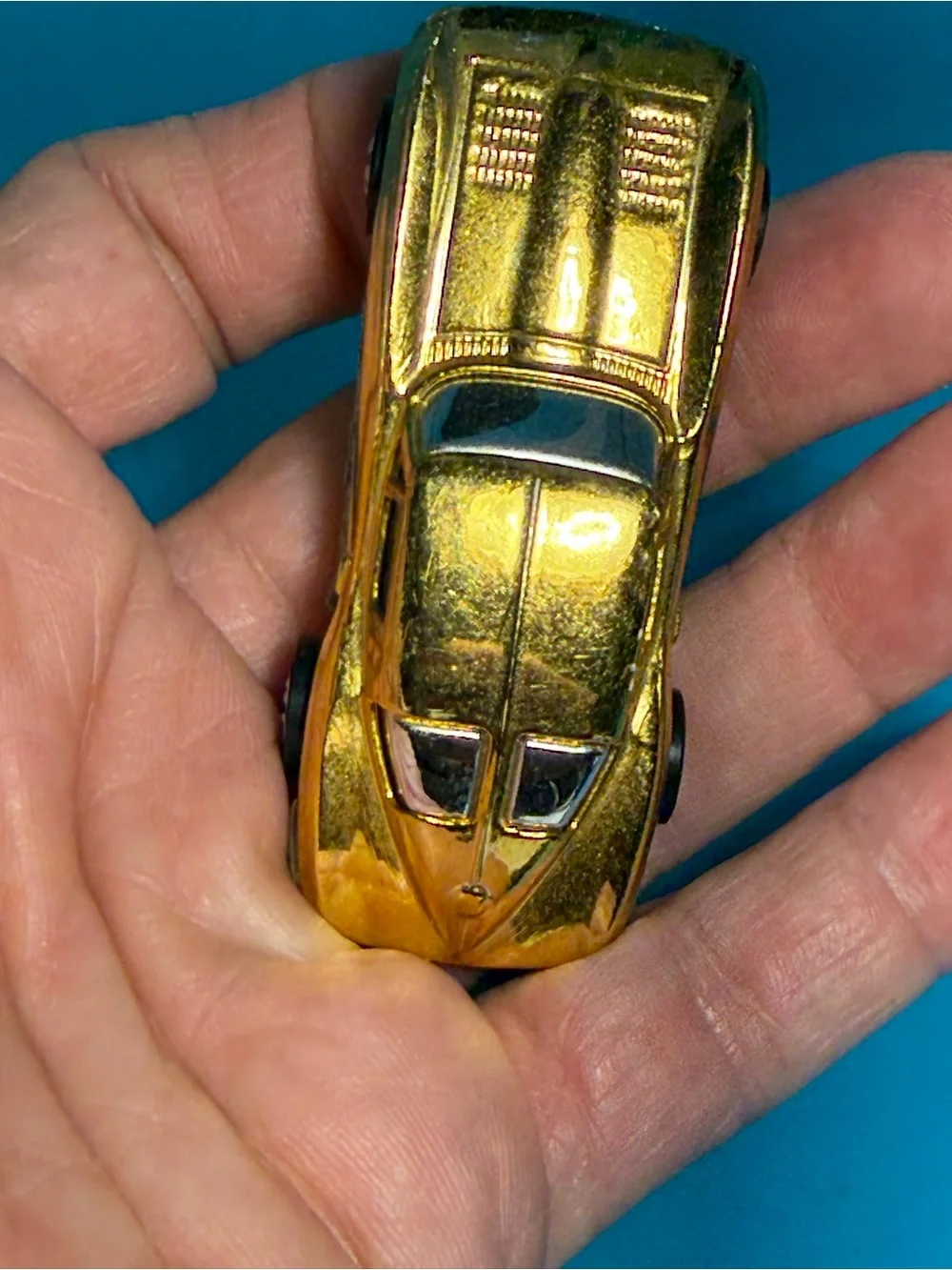 Vintage Hot Wheels Gold Chevy Corvette 1979